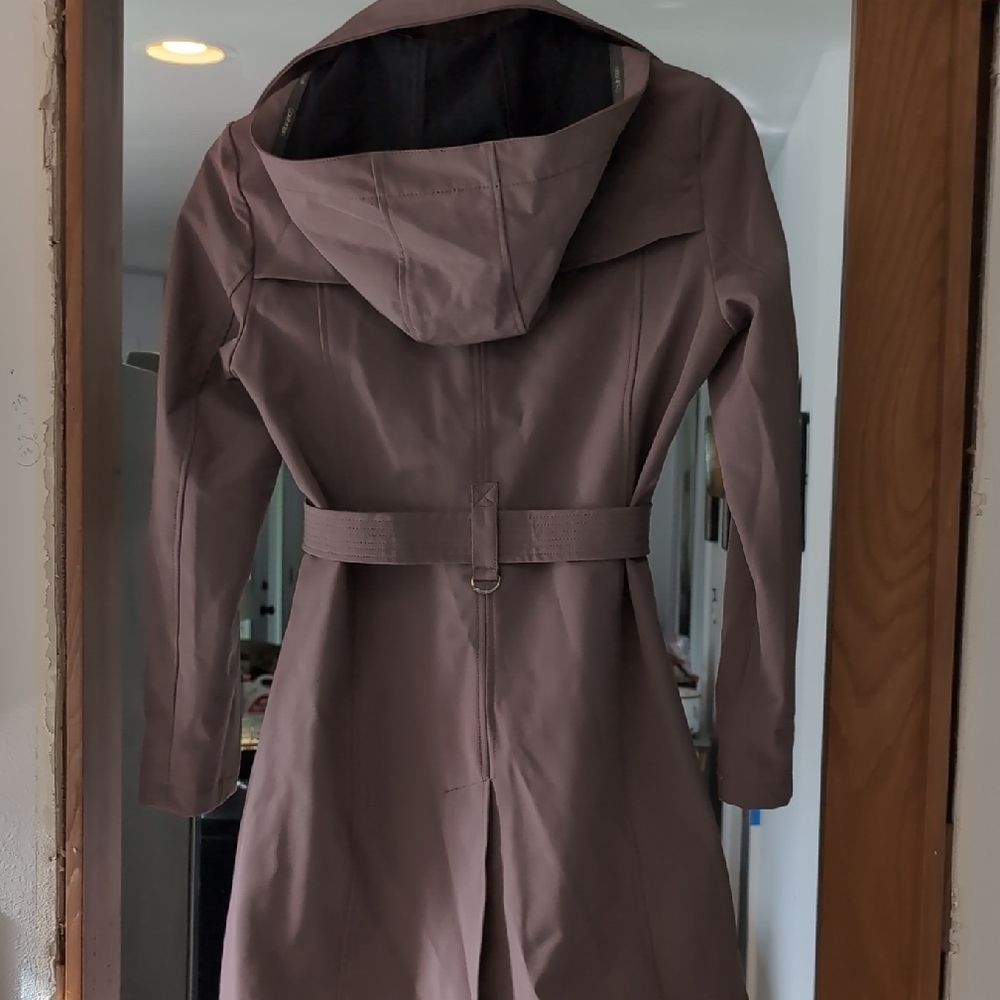 Calvin Klein Mauve Trench Coat - Brand New - Picture 3 of 5